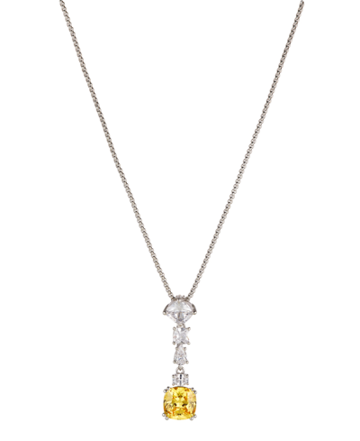 Eliot Danori Stone Necklace In Silver-tone