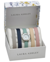 Laura Ashley Women's Quartz Multi-colored Polyurethane Straps Watch 26mm Set In Multi