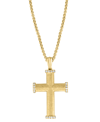 EFFY COLLECTION EFFY DIAMOND CROSS 18" PENDANT NECKLACE (1/4 CT. T.W.) IN 14K GOLD