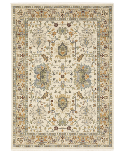 Jhb Design Serchio 2063sro 6'7" X 9'6" Area Rug In Ivory