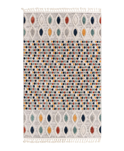 Bayshore Home High-low Pile Upland Upl01 5'3" X 8' Area Rug In Multi