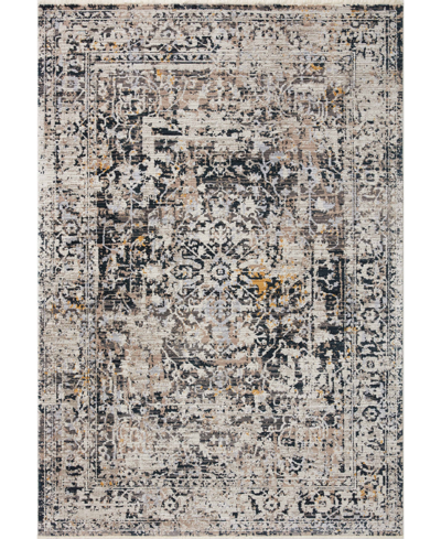Spring Valley Home Leigh Lei-03 5'3" X 7'6" Area Rug In Charcoal
