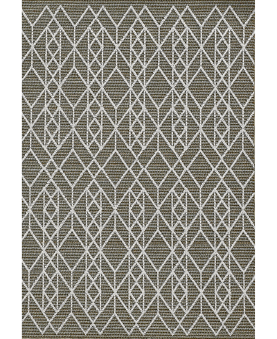 Kas Terrace 6751 7'10" X 10'1" Outdoor Area Rug In Gray