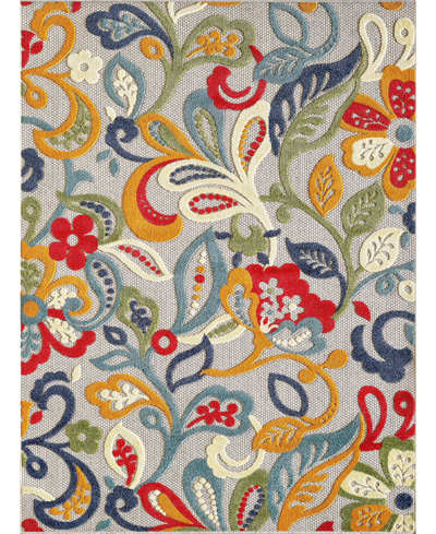 Kas Calla 6929 3'3" X 4'11" Outdoor Area Rug In Ivory