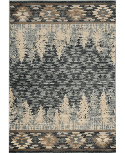 Kas Chester 5636 5'3" X 7'7" Area Rug In Slate Blue