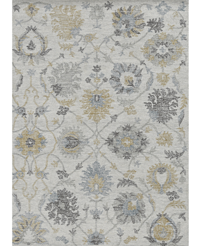 Kas Hudson 2461 5' X 7' Area Rug In Ivory