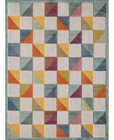 Kas Calla 6930 3'3" X 4'11" Outdoor Area Rug In Ivory