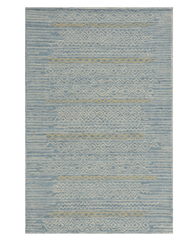 Kas Hudson 2466 5' X 7' Area Rug In Blue