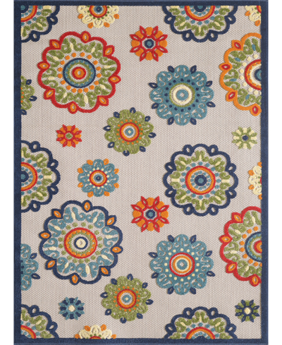 Kas Calla 6934 2'2" X 4' Outdoor Area Rug In Ivory
