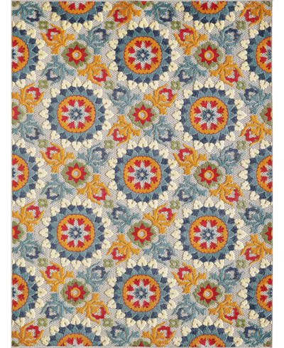 Kas Calla 6931 3'3" X 4'11" Outdoor Area Rug In Ivory