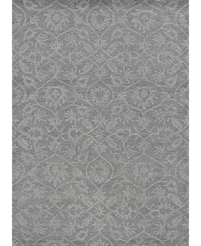 Kas Hudson 2462 6'6" X 9'6" Area Rug In Gray