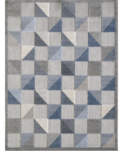 Kas Calla 6923 6'7" X 9' Outdoor Area Rug In Blue