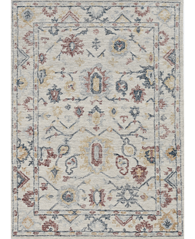 Kas Hudson 2460 5' X 7' Area Rug In Ivory