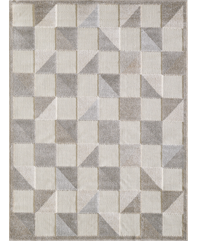 Kas Calla 6926 2'2" X 4' Outdoor Area Rug In Gray