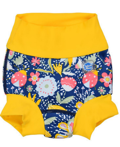 Splash About Baby Boys And Girls Happy Nappy Duo Swimsuit In Garden Delight