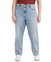 Levi's Levis Womens Multiple Dimensions 501 Straight-leg Mid-rise Jeans In Light Touch