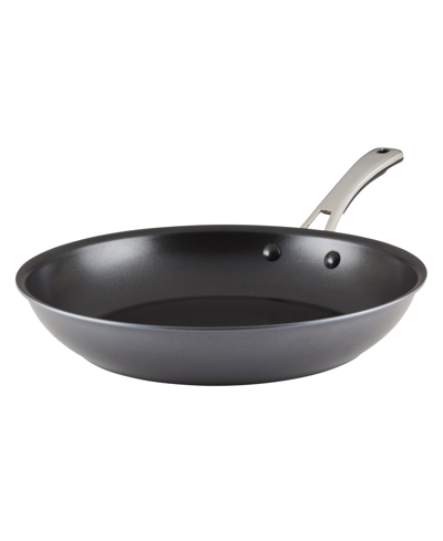 Rachael Ray Cook + Create Hard Anodized Nonstick Frying Pan, 12.5" In Black