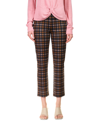 Sanctuary Carnaby Kick Cropped Pants In Cottage Check