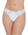 Skarlett Blue Women's Minx Thong Underwear 371100 In White/nylon