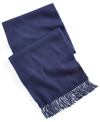 Club Room Men's 100% Cashmere Scarf, Created For Macy's In Blue
