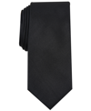 Alfani Men's Metallic Texture Slim Tie, Created For Macy's In Taupe