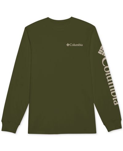 Columbia Men's Fundamentals Graphic Long Sleeve T-shirt In Surplus Gr