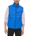Cole Haan Men's Zip-front Puffer Vest In Cobalt