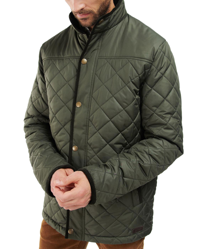 Barbour Brendon Quilted Jacket In Forest