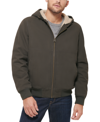 LEVI'S MEN'S COTTON WORKWEAR SHERPA HOODED BOMBER JACKET