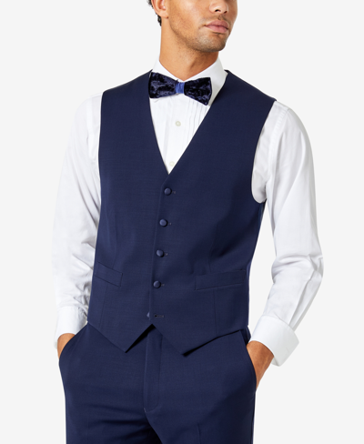 Tommy Hilfiger Men's Modern-fit Th Flex Stretch Suit Vest In Navy