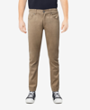 X-ray Men's Elastic Waist Cuff Twill Pants In Tan
