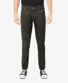 X-ray Men's Elastic Waist Cuff Twill Pants In Olive