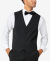 Tommy Hilfiger Men's Modern-fit Flex Stretch Tuxedo Vest In Black