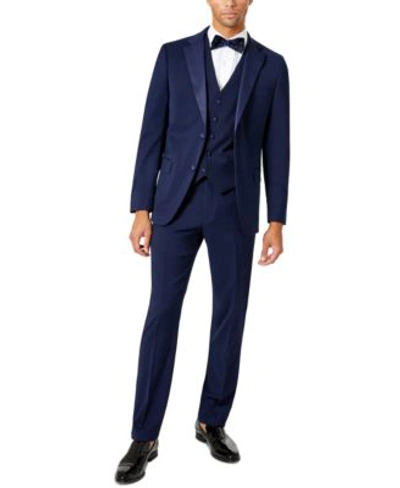 Tommy Hilfiger Men's Modern-fit Flex Stretch Tuxedo Jacket In Navy