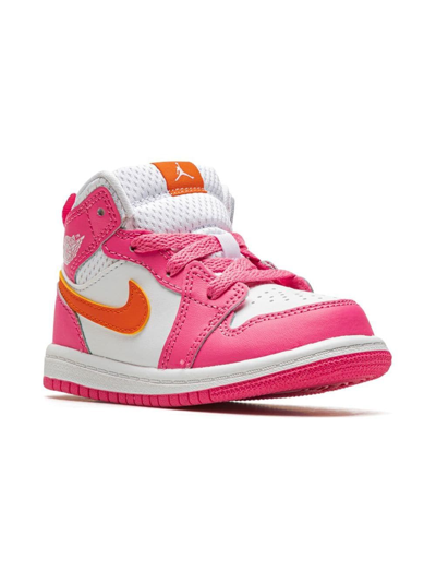 JORDAN JORDAN 1 MID "PINKSICLE" SNEAKERS