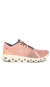 On Cloud X 3 Shift Sneaker In Cork & Fawn