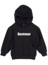 BALENCIAGA 胸前LOGO连帽衫