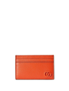 Gucci Gg Marmont Card Holder In Orange