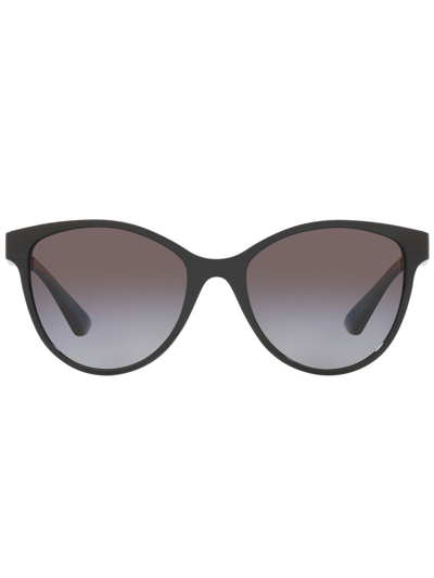 Sunglass Hut Cat-eye Gradient-lens Sunglasses In Black