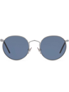 Sunglass Hut Round-frame Tinted Lens Sunglasses In Silver