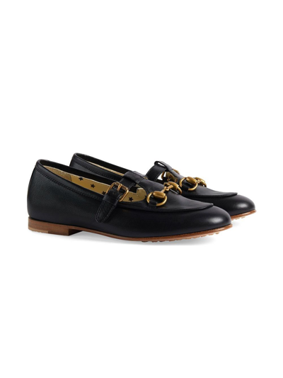 GUCCI HORSEBIT-DETAIL BUCKLED LOAFERS