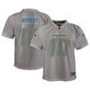 NIKE YOUTH NIKE JUSTIN HERBERT GRAY LOS ANGELES CHARGERS ATMOSPHERE GAME JERSEY