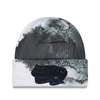 New Era Black Seattle Seahawks 2022 Sideline Ink Dye Tonal Cuffed Knit Hat In Black