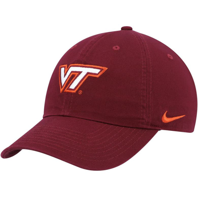 Nike Maroon Virginia Tech Hokies Heritage86 Logo Adjustable Hat