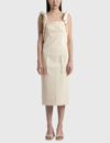 JACQUEMUS LA dressing gown CREMA DRESS