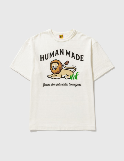 Human Made Lion T-shirt In White
