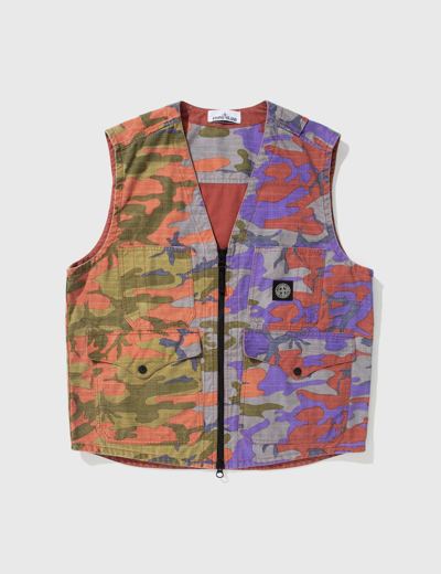 Stone Island Waistcoats In Multicolor