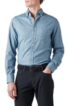 Rodd & Gunn Barrhill Sports Fit Button Down Shirt In Chambray