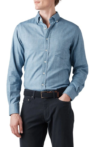 Rodd & Gunn Barrhill Sports Fit Button Down Shirt In Chambray