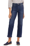 Nydj High Rise Relaxed Straight Ankle Jeans In Wonderland